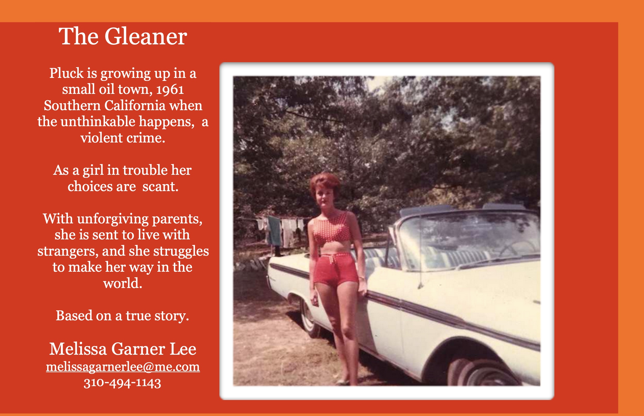 Vintage photograph — inspiration for The Gleaner